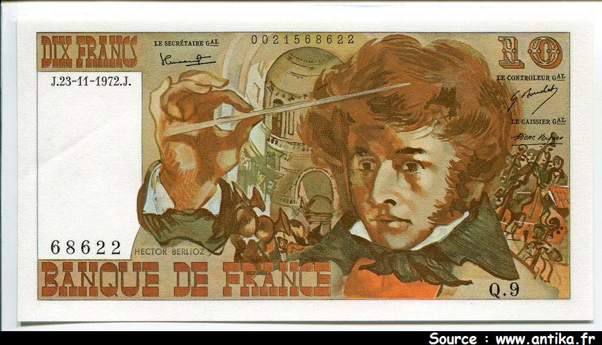 10 FRANCS BERLIOZ - Type 1972
