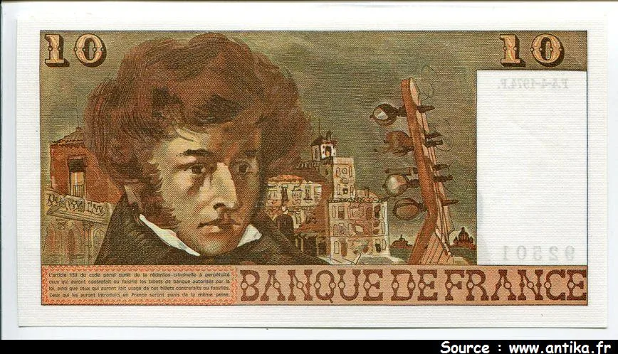 10 FRANCS BERLIOZ - Type 1972