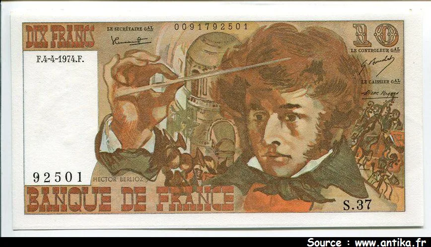 10 FRANCS BERLIOZ - Type 1972