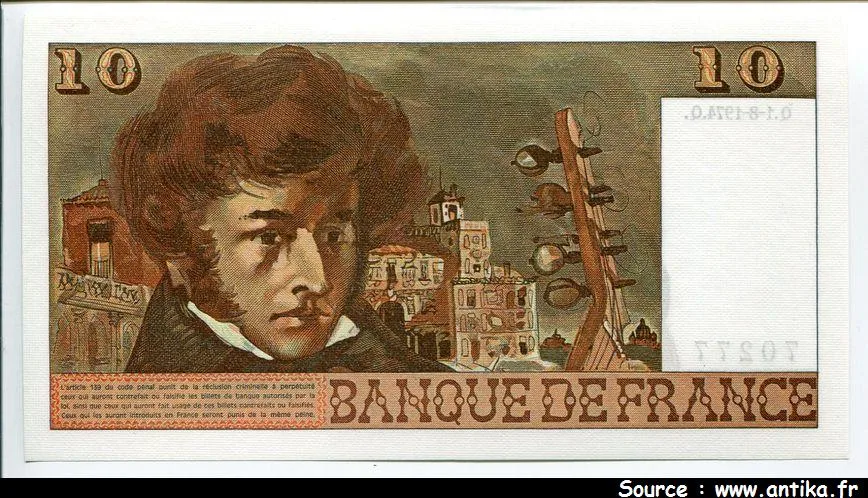 10 FRANCS BERLIOZ - Type 1972
