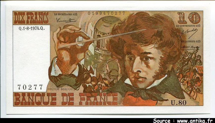 10 FRANCS BERLIOZ - Type 1972