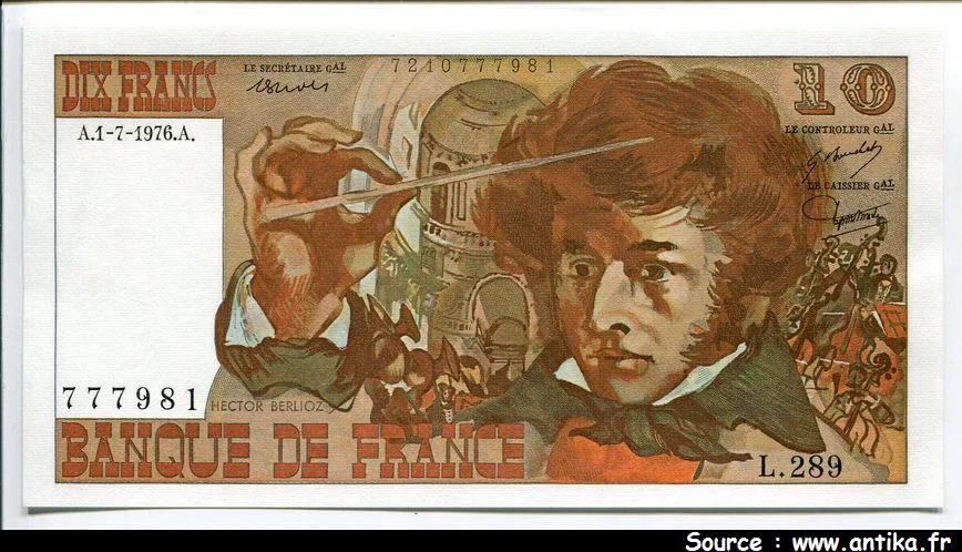 10 FRANCS BERLIOZ - Type 1972