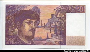 20 FRANCS DEBUSSY - Type 1980 Modifié