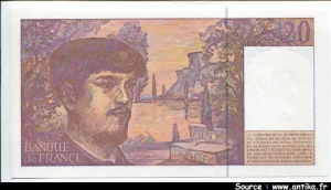 20 FRANCS DEBUSSY - Type 1980 Modifié