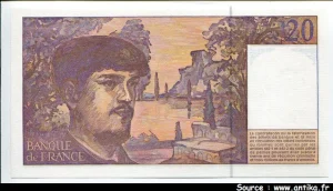 20 FRANCS DEBUSSY - Type 1980 Modifié