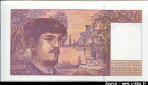 20 FRANCS DEBUSSY - Type 1980 Modifié