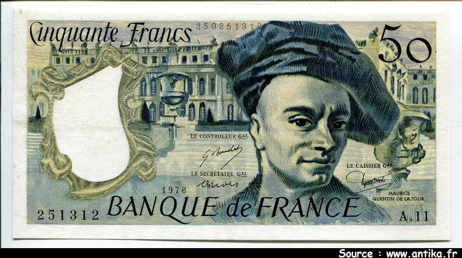 50 FRANCS QUENTIN - Type 1976