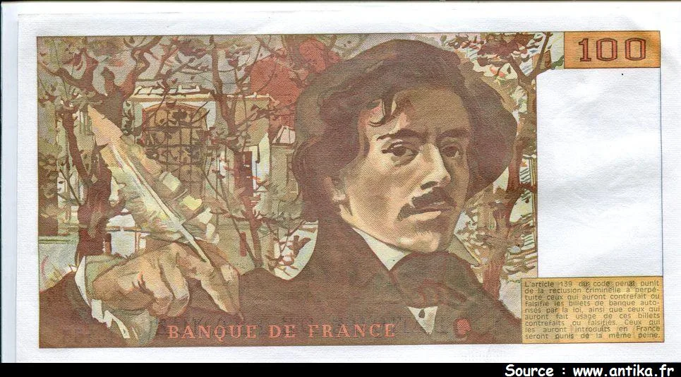 100 FRANCS DELACROIX - Type 1978 modifié