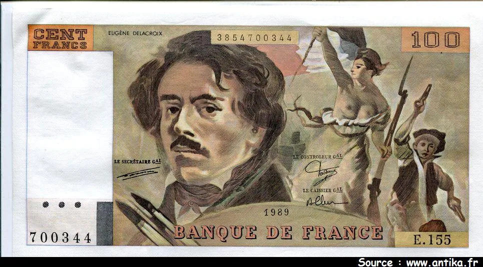 100 FRANCS DELACROIX - Type 1978 modifié