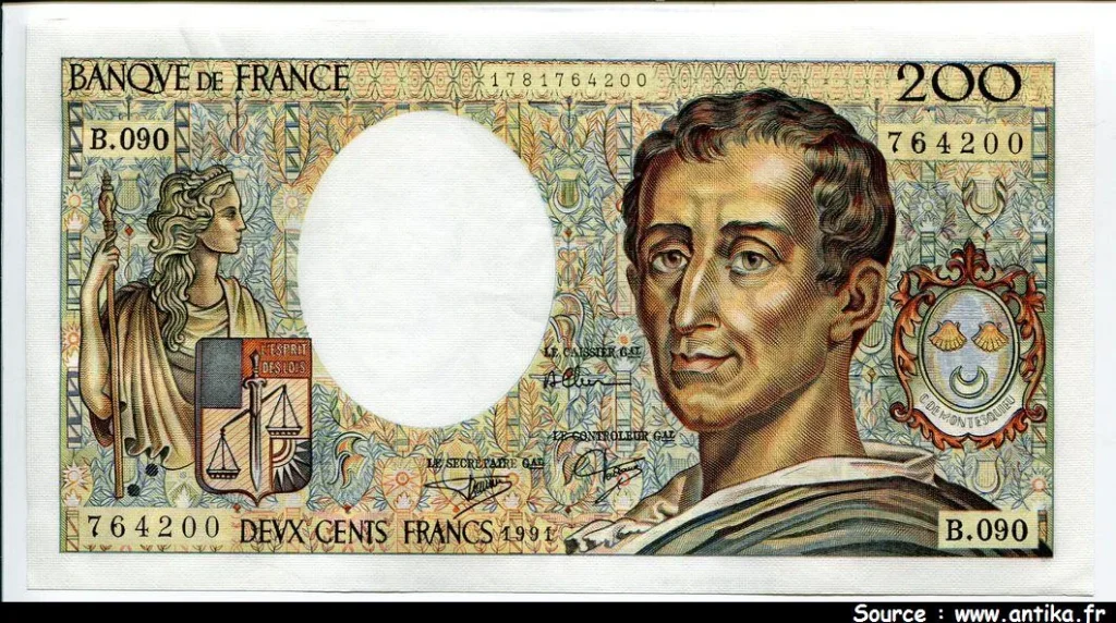 200 FRANCS MONTESQUIEU -Type 1981