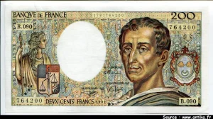 200 FRANCS MONTESQUIEU -Type 1981