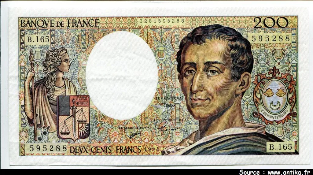 200 FRANCS MONTESQUIEU - Type 1981 modifié