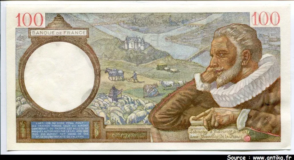 100 FRANCS SULLY - Type 1939
