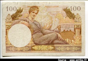 100 FRANCS "Suez" - 1956