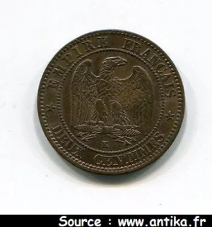 2 CENTIMES NAP III T.L