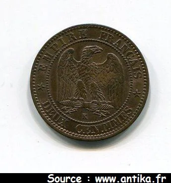 2 CENTIMES NAP III T.L