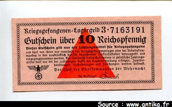 10 Reichspfennig Orange