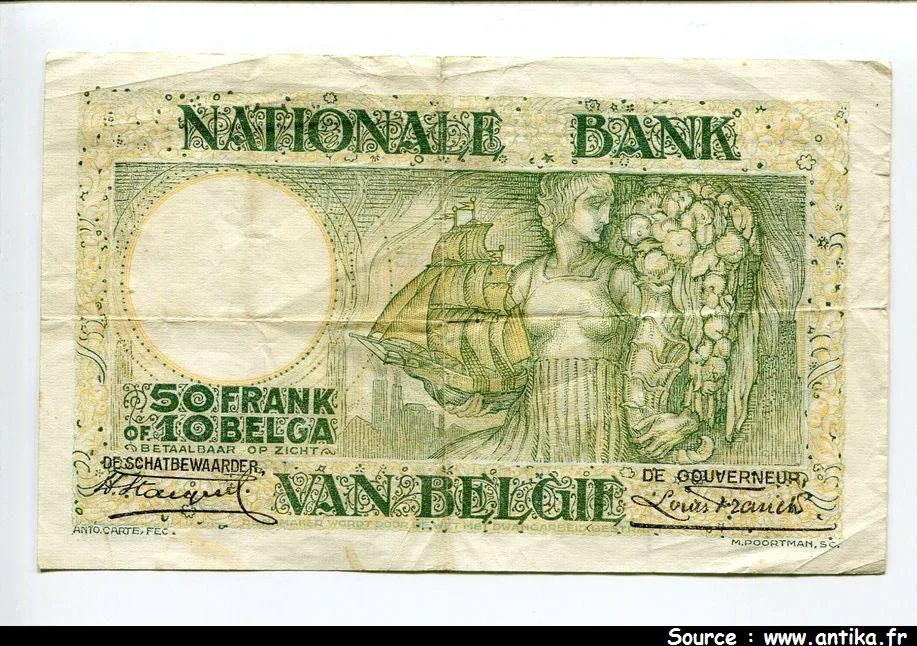 50 Frs/10 Belgas Fermière