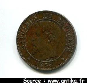 2 CENTIMES NAP III T.N