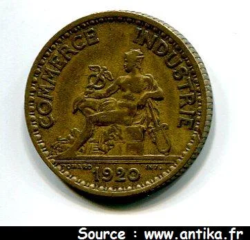 1 FRANC CHAMBRE DE COMMERCE