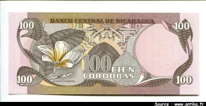 100 Cordobas J.D Estrada