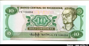 10 Cordobas C.F Amador * * *