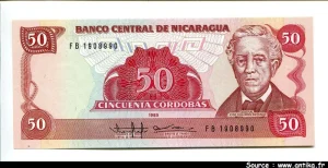 50 Cordobas J.D Estrada * *