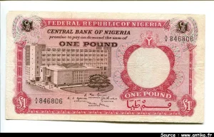 1 Pound Banque Centrale
