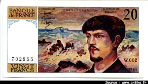 20 FRANCS DEBUSSY - Type 1980