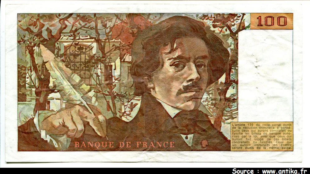 100 FRANCS DELACROIX - Type 1978 modifié