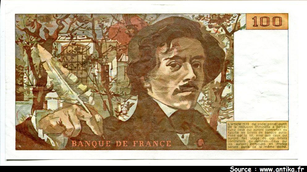 100 FRANCS DELACROIX - Type 1978 modifié