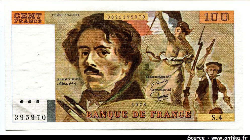 100 FRANCS DELACROIX - Type 1978 modifié