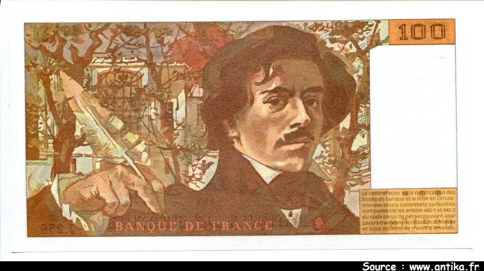 100 FRANCS DELACROIX - Type 1978 "442-1 & 442-2"