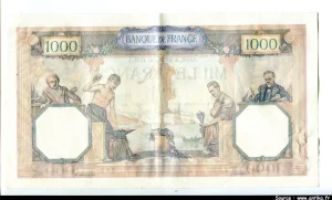 1000 FRANCS CERES & MERCURE - Type 1927