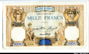 1000 FRANCS CERES & MERCURE - Type 1927