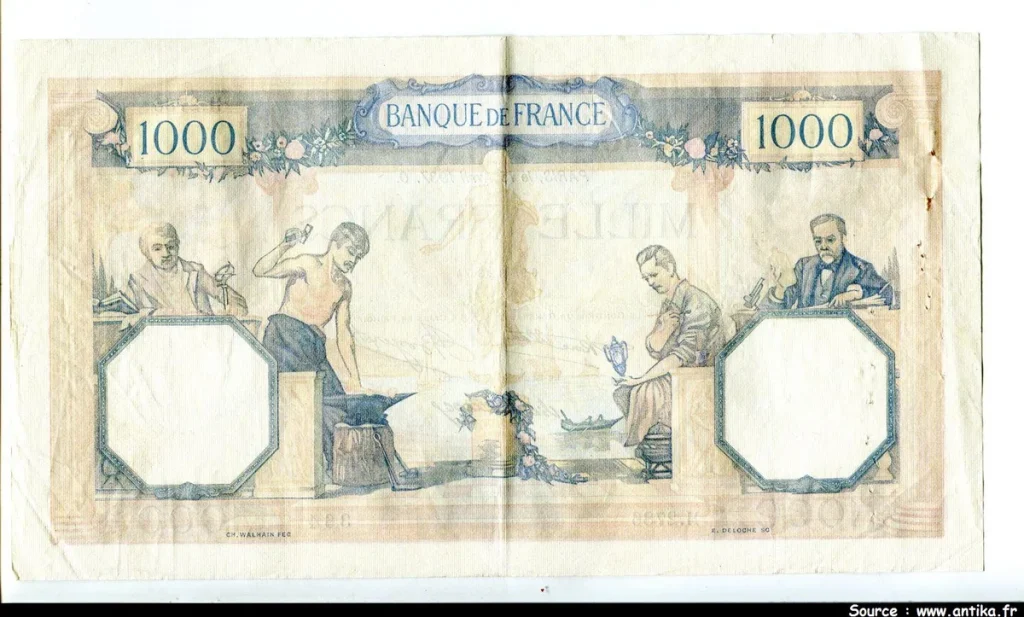 1000 FRANCS CERES & MERCURE - Type 1927