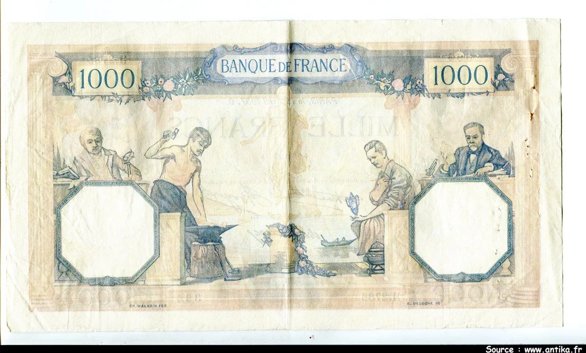 1000 FRANCS CERES & MERCURE - Type 1927