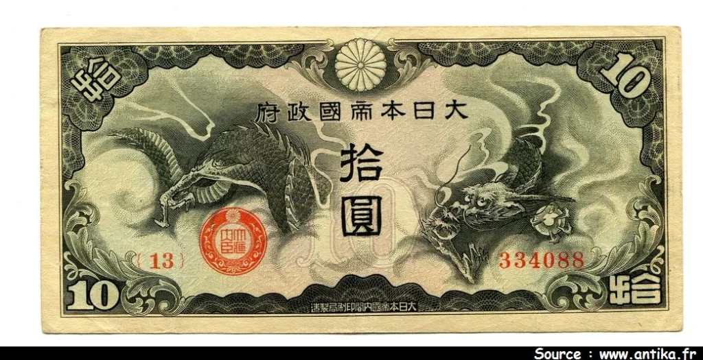 10 Yen (Gvt Militaire Japonais) * * * PROMO