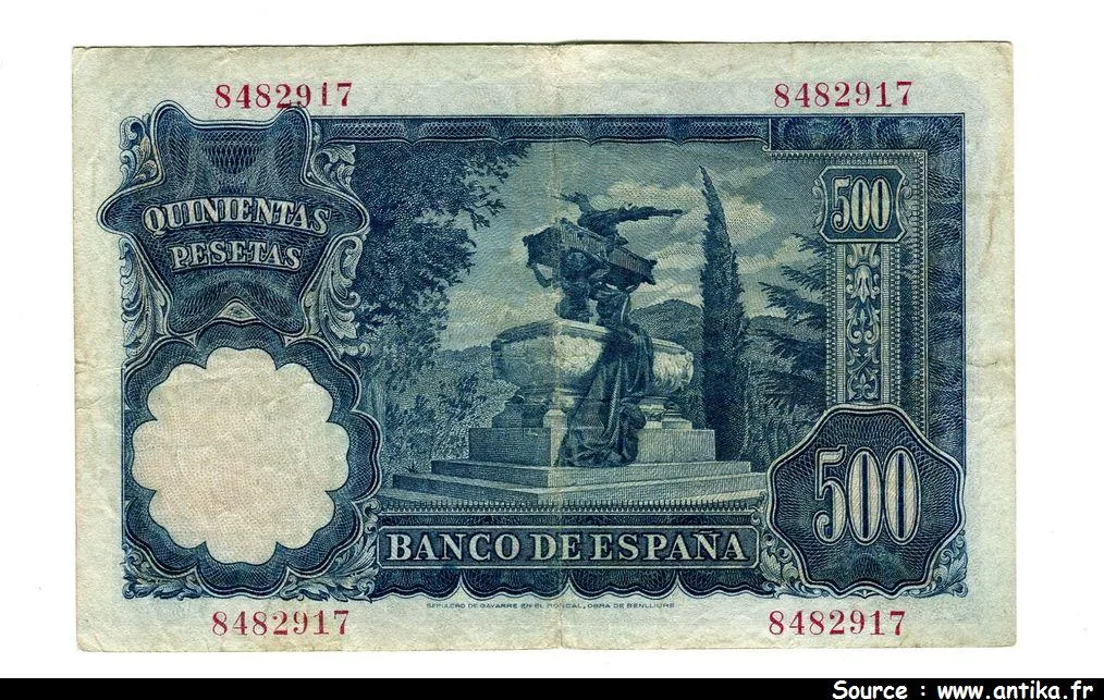 500 Pesetas Mariano Benlliure