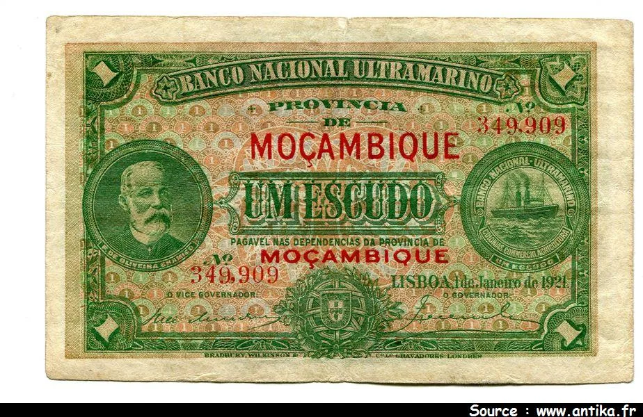 1 Escudo F.De Oliveira Chamico sans décret