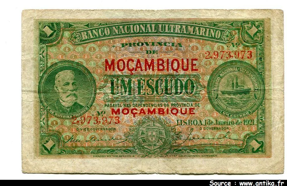 1 Escudo F.De Oliveira Chamico sans décret
