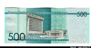 500 Pesos Dominicanos P.E.Urena & S.urena