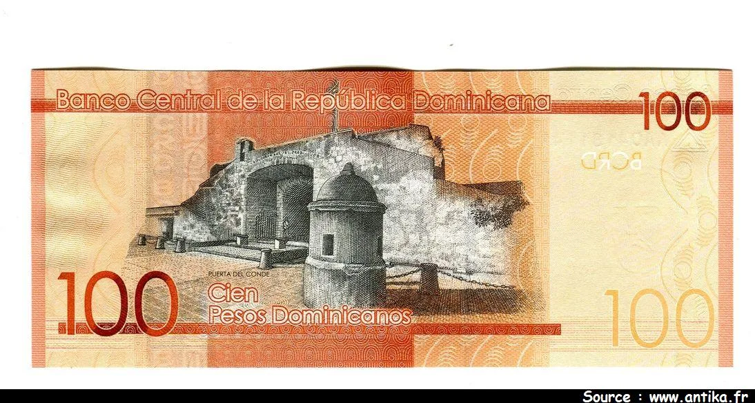 100 Pesos Dominicanos Sanchez-Duarte-Mella * *