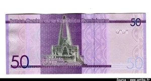 50 Pesos Dominicanos Cathédrale Santa Maria