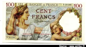 100 FRANCS SULLY - Type 1939