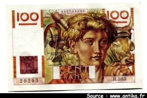 100 FRANCS JEUNE PAYSAN - Type 1945
