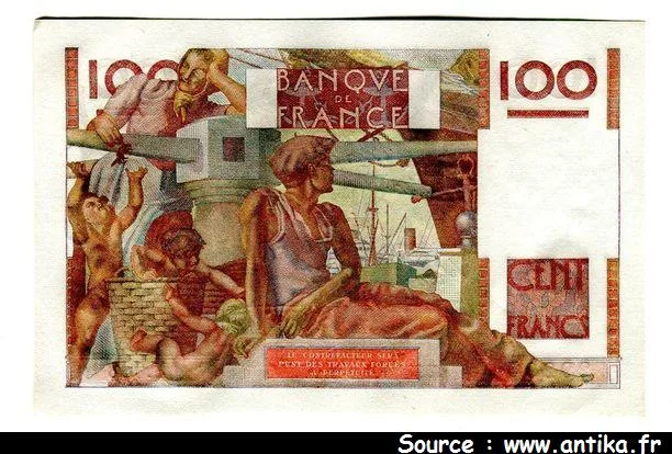 100 FRANCS JEUNE PAYSAN - Type 1945