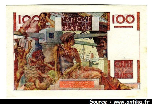 100 FRANCS JEUNE PAYSAN - Type 1945