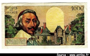 1000 FRANCS RICHELIEU - Type 1953