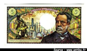 5 FRANCS PASTEUR - Type 1966